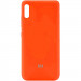 Чехол Silicone Cover My Color Full Protective (A) для Xiaomi Redmi 9A (Оранжевый / Neon Orange)