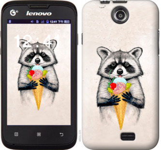 

Чехол Енотик с мороженым для Lenovo A300 801072