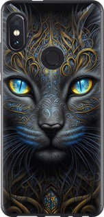 Чохол Узорчата кішка на Xiaomi Redmi Note 5 Pro