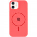 Фото Чехол Silicone Case Full Protective (AA) with Magnetic Safe для Apple iPhone 11 (6.1") (Арбузный / Watermelon red) на vchehle.ua