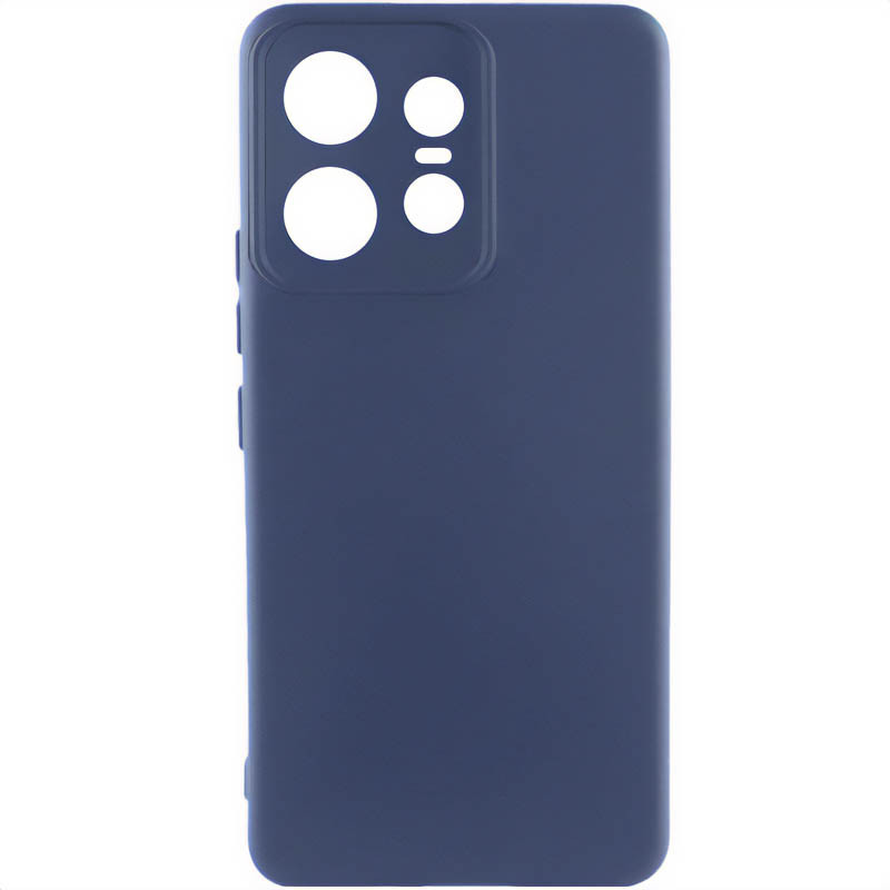 Чехол Silicone Cover Lakshmi Full Camera (AA) для Motorola Edge 50 Pro (Синий / Midnight Blue)