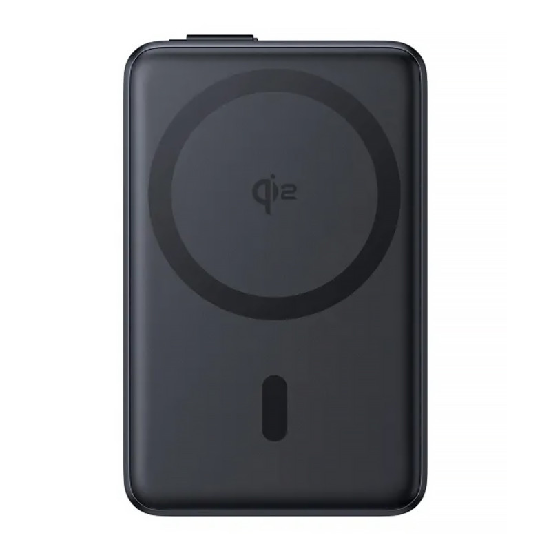 Фото Портативний ЗП Power Bank Baseus Qi2 Kickstand OS with Cable 45W з БЗУ 10000 mAh (P10078800) (Cosmic Black) на vchehle.ua