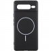 Чохол Silicone Cover Lakshmi Full Camera (AA) with MagFit на Google Pixel 7 Pro (Чорний / Black)