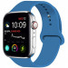 Силиконовый ремешок для Apple Watch 42/44/45/46/49mm (Синий / Navy Blue)