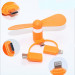 Фото Вентилятор Mobile 3in1 (Micro/Lightning/Type-C) (Orange) на vchehle.ua