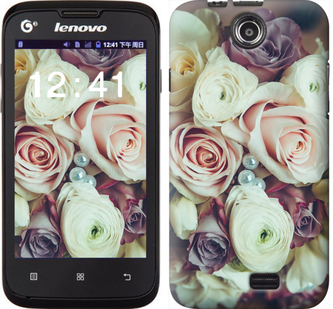

Чехол Букет роз для Lenovo A300 452279