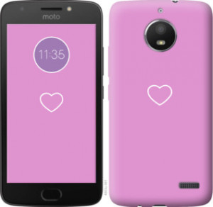 Чехол Сердце 2 для Motorola Moto E4