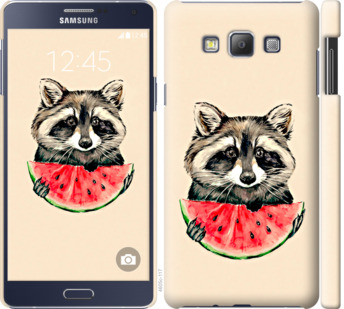 

Чехол Енотик с арбузом для Samsung Galaxy A7 A700H 799571