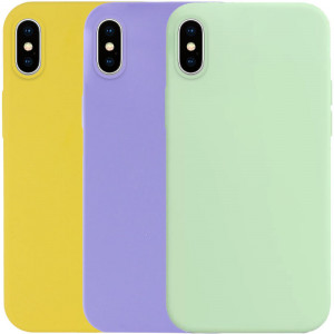 Чехол Silicone Case Full Protective (AA) NO LOGO для iPhone XS (5.8")