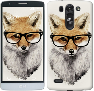 

Чехол Лис в очках для LG G3s D724 634391