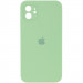 Чохол Silicone Case Square Full Camera Protective (AA) на Apple iPhone 11 (6.1") (М'ятний / Mint)