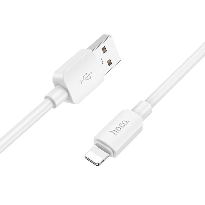 Фото Дата кабель Hoco X96 Hyper USB to Lightning 2.4A (1m) (White) на vchehle.ua
