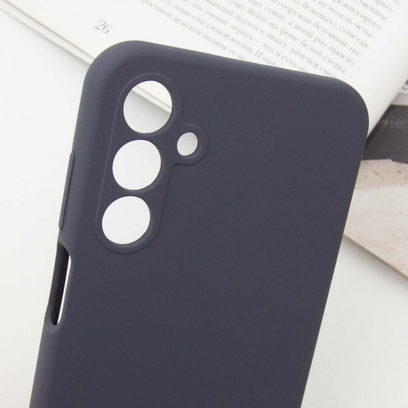 Замовити Чохол Silicone Cover Lakshmi Full Camera (AAA) with Logo на Samsung Galaxy A15 4G/5G / M15 5G (Сірий / Dark Gray) на vchehle.ua