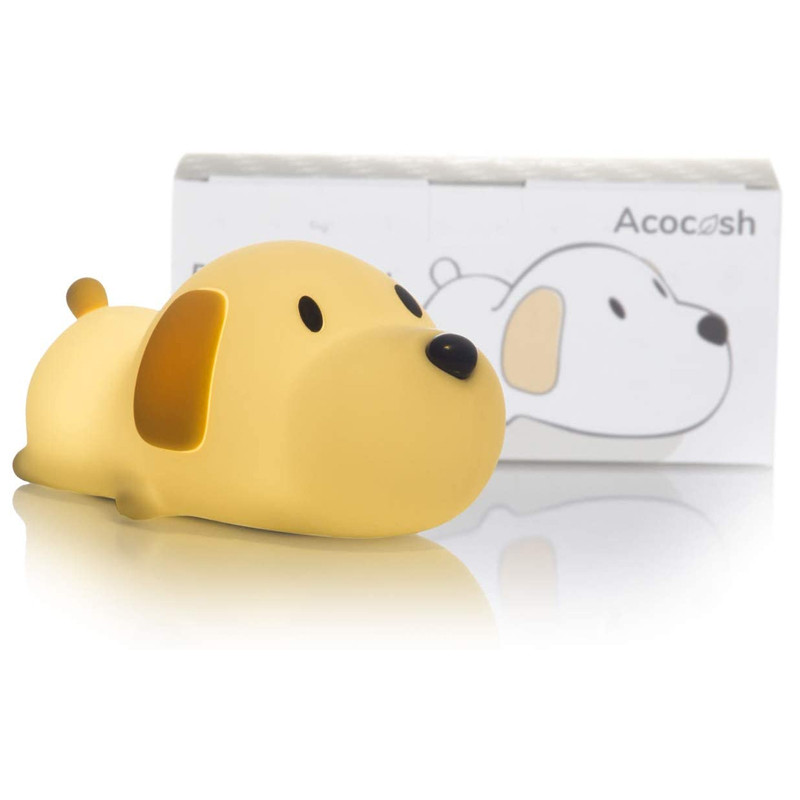 Нічний світильник Papa Puppy Silicone LED Night Lamp (Білий) в магазині vchehle.ua