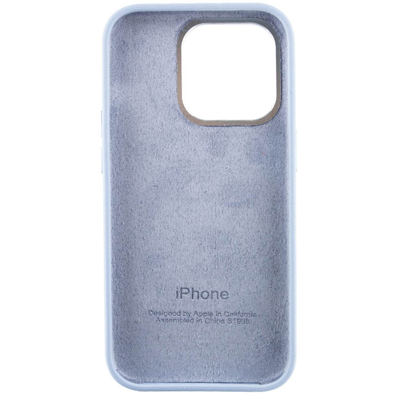 Чехол Silicone Case Metal Buttons (AA) для Apple iPhone 14 Pro (6.1") (Голубой / Blue Fog) в магазине vchehle.ua