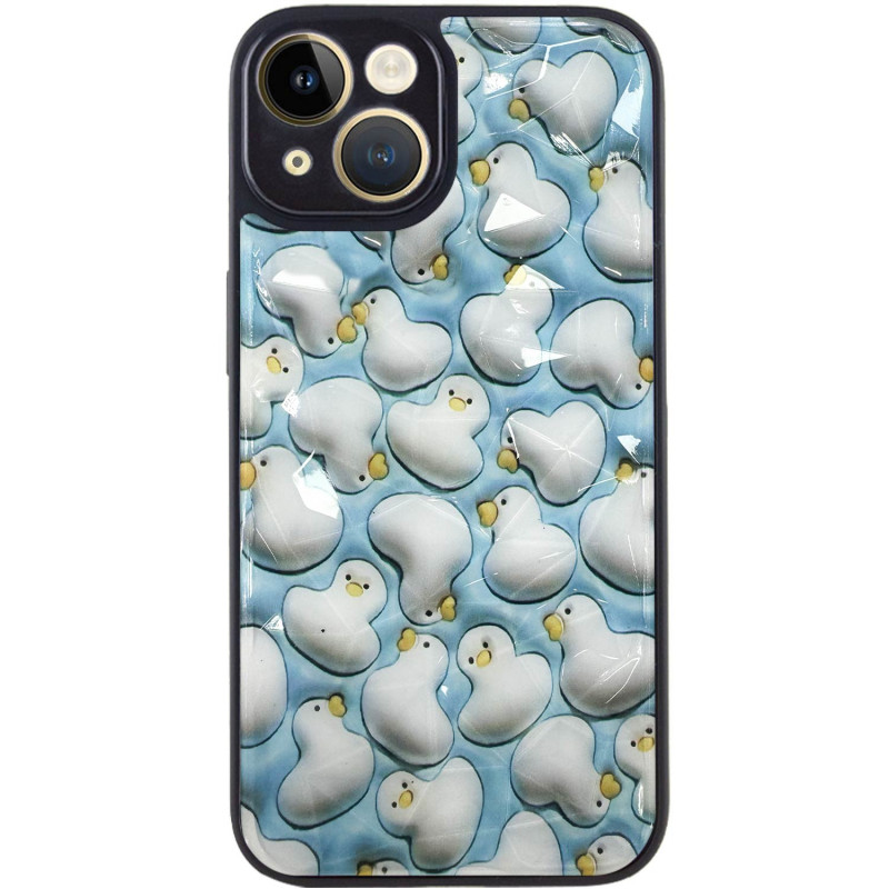 Фото TPU+PC чехол Prisma Plushie для Apple iPhone 14 (6.1") (Ducks) на vchehle.ua