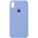 Чохол Silicone Case Full Protective (AA) на Apple iPhone X (5.8") / XS (5.8") (Блакитний / Lilac Blue)