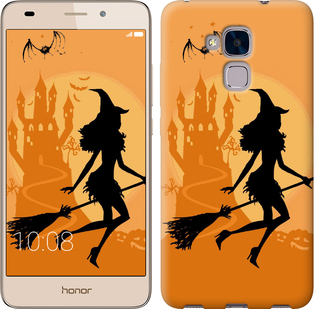 Чехол Ведьма на метле для Huawei Honor 5C