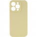Чехол Silicone Case Full Camera Protective (AA) NO LOGO для Apple iPhone 16 Pro Max (6.9") (Желтый / Mellow Yellow)