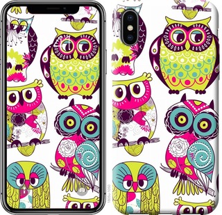 

Чехол Совы для iPhone X (5.8") 672063