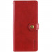 Кожаный чехол-книжка GETMAN Gallant (PU) для ZTE Blade A55 4G (Красный)