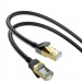 Дата кабель Hoco US02 Level pure copper gigabit ethernet (1m) (Black) в магазине vchehle.ua