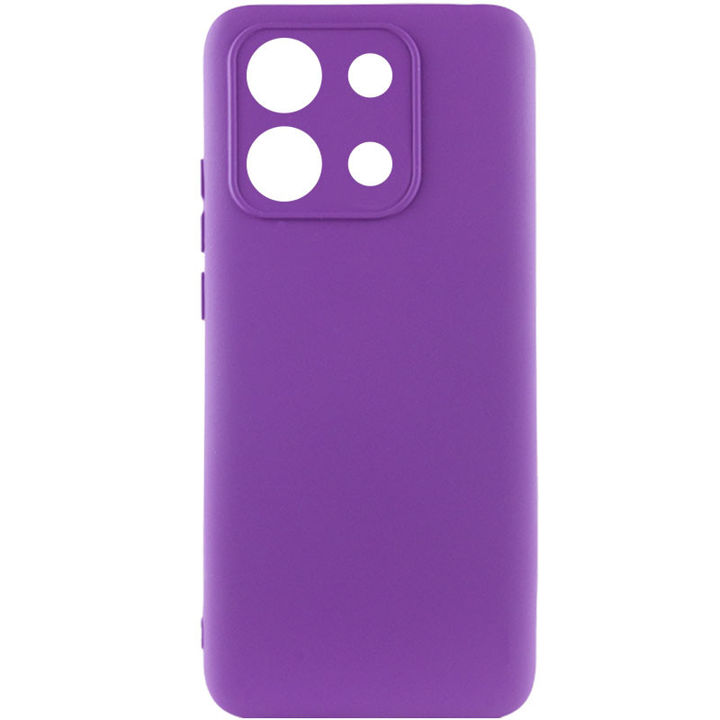 Чехол Silicone Cover Lakshmi Full Camera (AA) для Xiaomi Redmi Note 13 Pro 4G / Poco M6 Pro 4G (Фиолетовый / Purple)