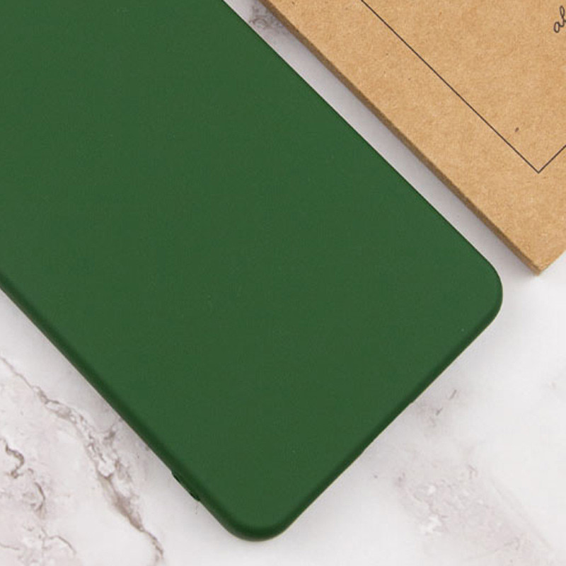 Фото Чохол TPU GETMAN Liquid Silk на Xiaomi Redmi 14C / Poco C75 (Зелений / Dark green) в маназині vchehle.ua