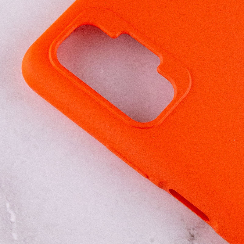 Чехол Silicone Cover Full Protective (AA) для Xiaomi Redmi Note 10 Pro / 10 Pro Max (Оранжевый / Neon Orange) в магазине vchehle.ua