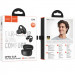Бездротові TWS навушники Hoco EA9 Clear sound clip-on (Black) в магазині vchehle.ua