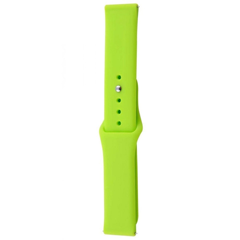 Силіконовий ремінець Sport на Xiaomi Amazfit/Samsung 20 mm (Салатовий / Green)