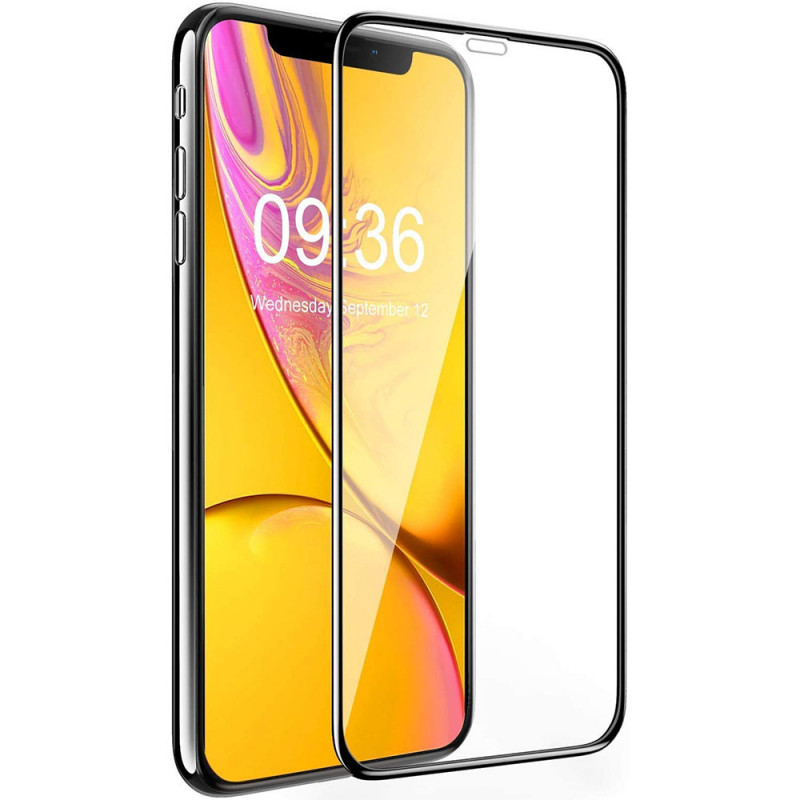 

Захисне скло 2.5D CP + (full glue) для iPhone 11 (Чорне) 896785