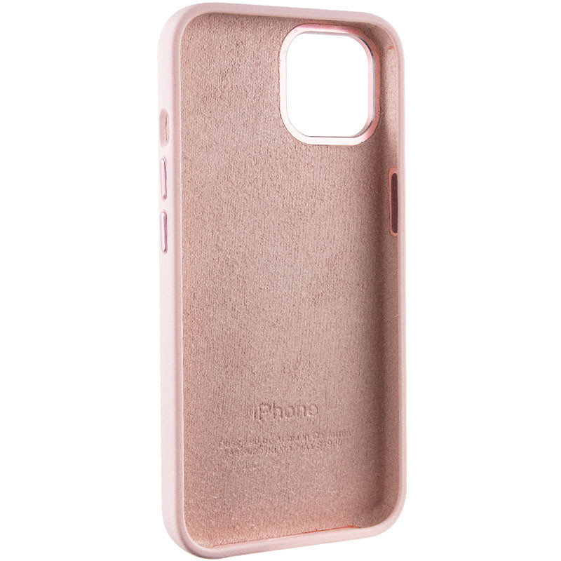 Заказать Чехол Silicone Case Metal Buttons (AA) для Apple iPhone 14 (6.1") (Розовый / Chalk Pink) на vchehle.ua