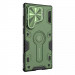 Фото TPU+PC чохол Nillkin CamShield Armor Prop на Samsung Galaxy S25 Ultra (Dark Green) в маназині vchehle.ua