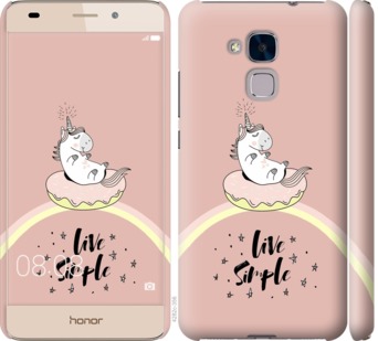 

Чехол Единорожка в пончике для Huawei GT3 719551