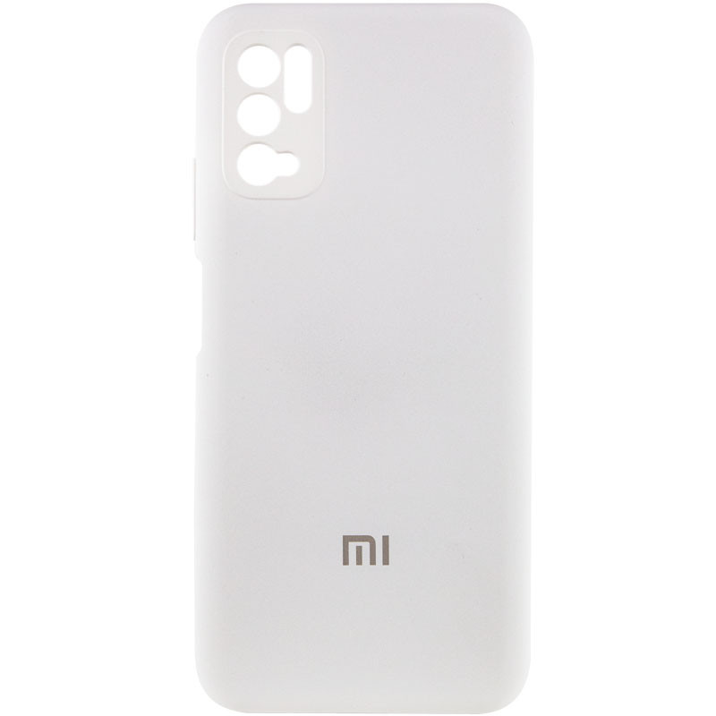 Чохол Silicone Cover Full Camera (AA) Xiaomi Redmi Note 10 5G / Poco M3 Pro (Білий / White)