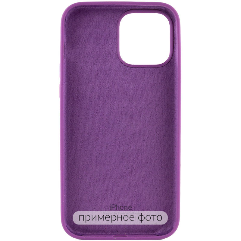 Фото Чехол Silicone Case Full Protective (AA) для Apple iPhone 16 Pro Max (6.9") (Фиолетовый / Grape) на vchehle.ua