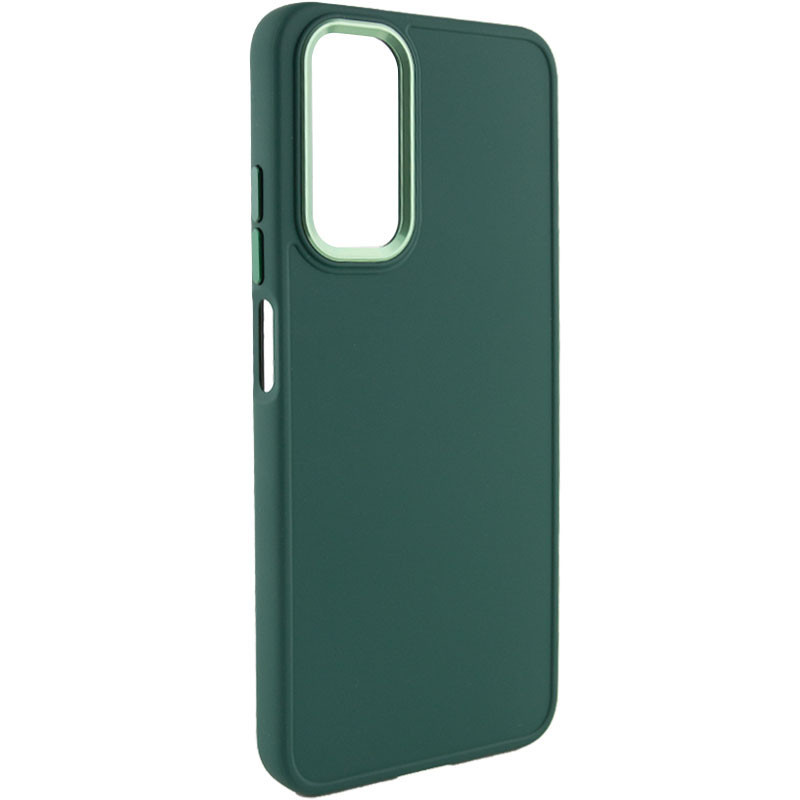 TPU чехол Bonbon Metal Style для Samsung Galaxy A54 5G (Зеленый / Army green)