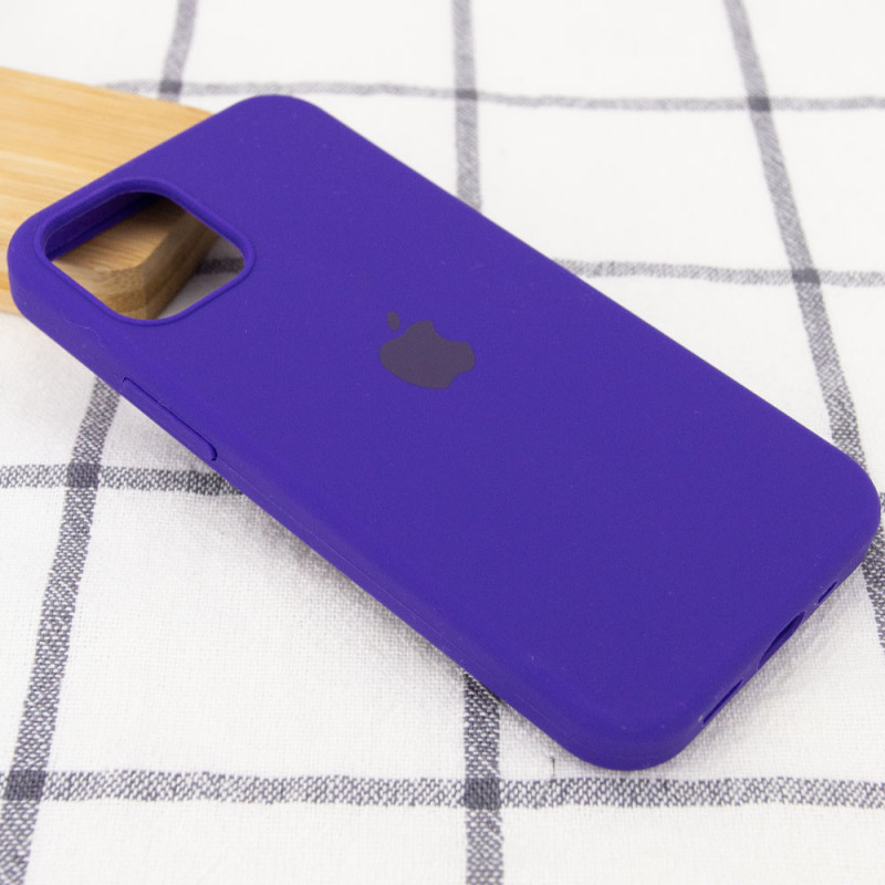 Фото Чохол Silicone Case Full Protective (AA) на Apple iPhone 12 Pro / 12 (6.1") (Фіолетовий / Ultra Violet) на vchehle.ua