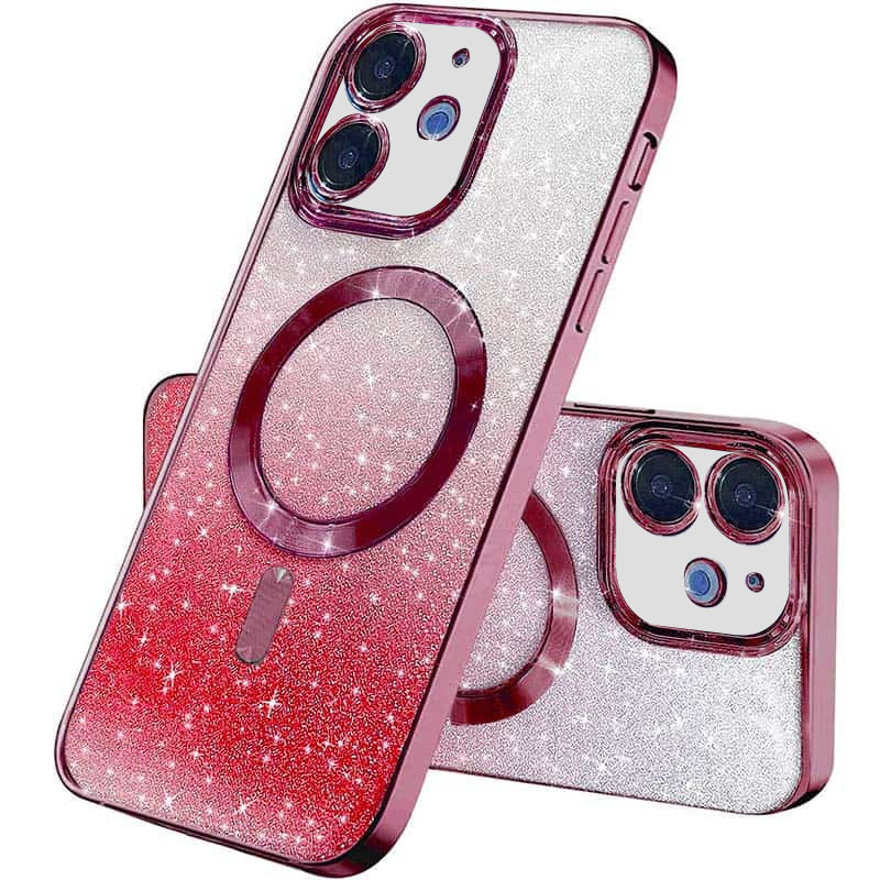 TPU чехол Delight case with Magnetic Safe с защитными линзами на камеру для Apple iPhone 11 (6.1") (Красный / Red)