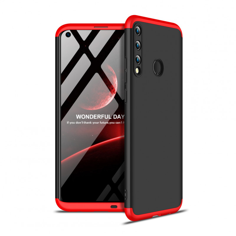 

Пластикова накладка GKK LikGus 360 градусів (орр) для Huawei Y7p (Чорний / Червоний) 1069135