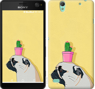 

Чохол Мопс з кактусом на Sony Xperia C4 E5333 795614