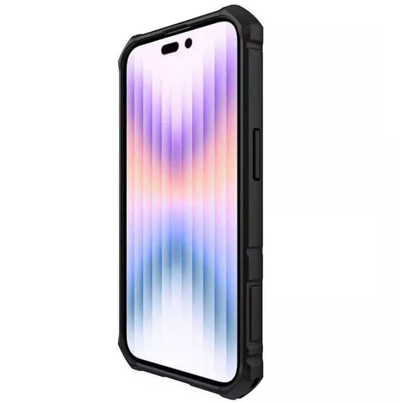 TPU+PC чохол Nillkin CamShield Armor Pro no logo (шторка на камеру) на Apple iPhone 14 Pro Max (Зелений) в магазині vchehle.ua