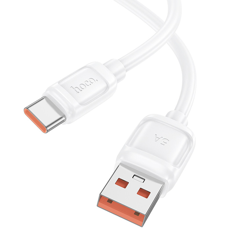 Дата кабель Hoco X115 Surpass USB для Type-C 100W (1m) (White) в магазині vchehle.ua