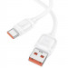 Дата кабель Hoco X115 Surpass USB для Type-C 100W (1m) (White) в магазині vchehle.ua