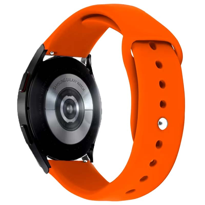 Силиконовый ремешок Sport для Smart Watch 20mm (Оранжевый / Orange)