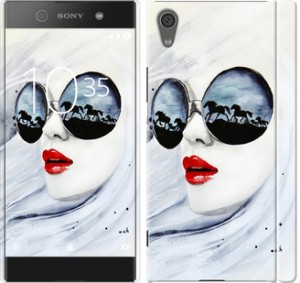 Чехол Девушка акварелью для Sony Xperia XA1 Dual