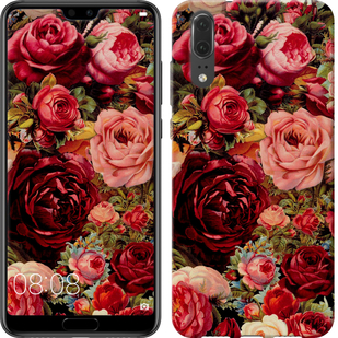 

Чехол Цветущие розы для Huawei P20 629373