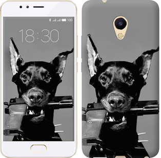 

Чехол Доберман для Meizu M5c 388531