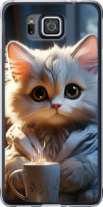 Чехол White cat для Samsung Galaxy Alpha G850F